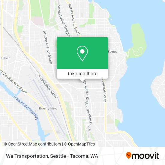 Wa Transportation map