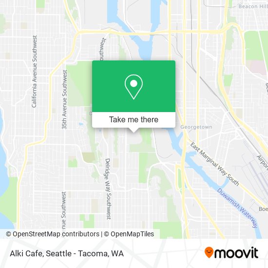Alki Cafe map