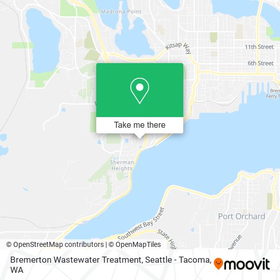 Mapa de Bremerton Wastewater Treatment