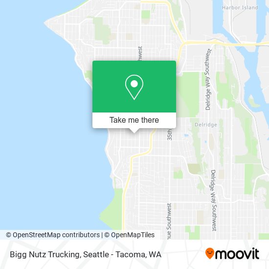 Bigg Nutz Trucking map