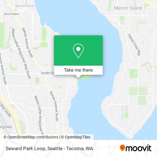 Mapa de Seward Park Loop