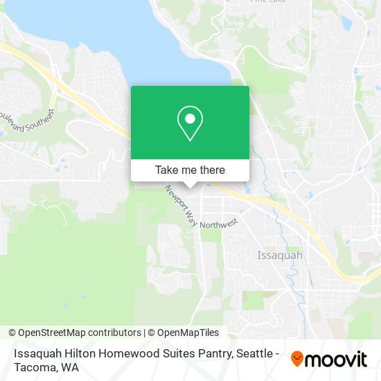 Issaquah Hilton Homewood Suites Pantry map