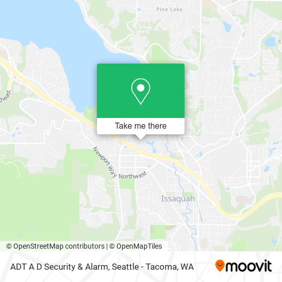 ADT A D Security & Alarm map