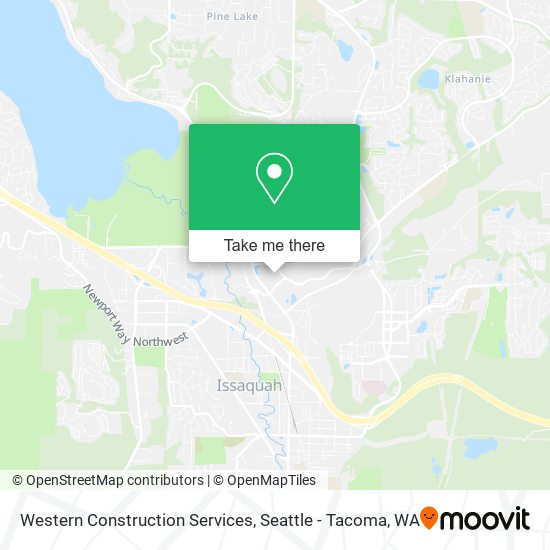 Western Construction Services map