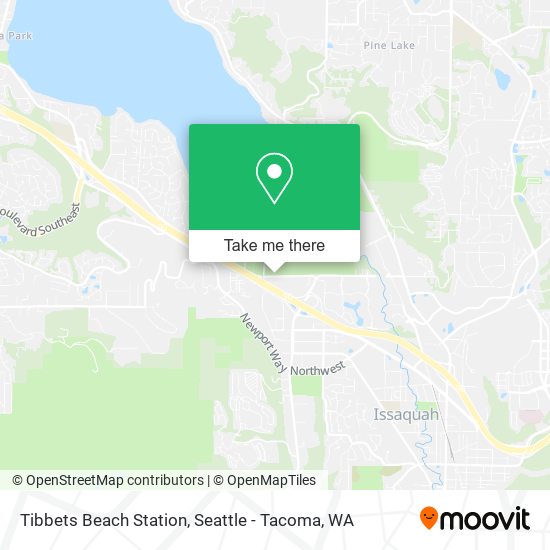 Mapa de Tibbets Beach Station