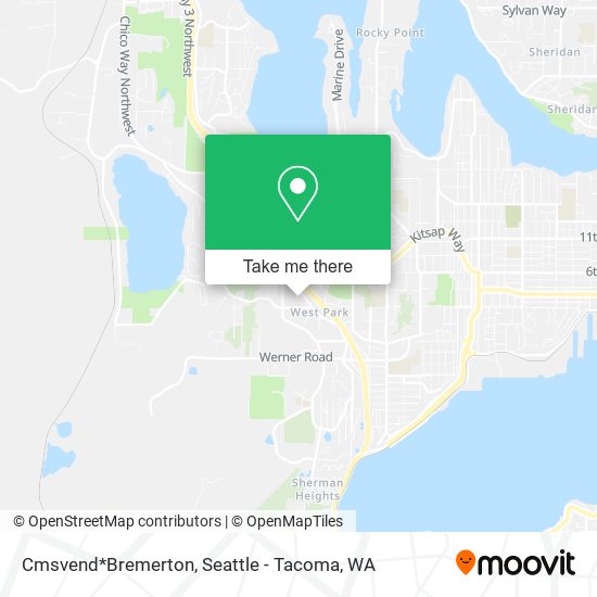 Mapa de Cmsvend*Bremerton