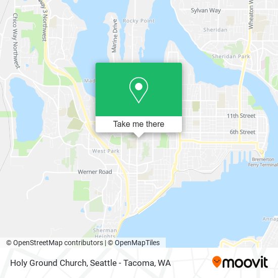 Holy Ground Church map