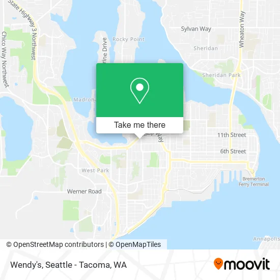 Wendy's map