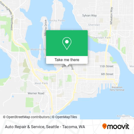 Auto Repair & Service map