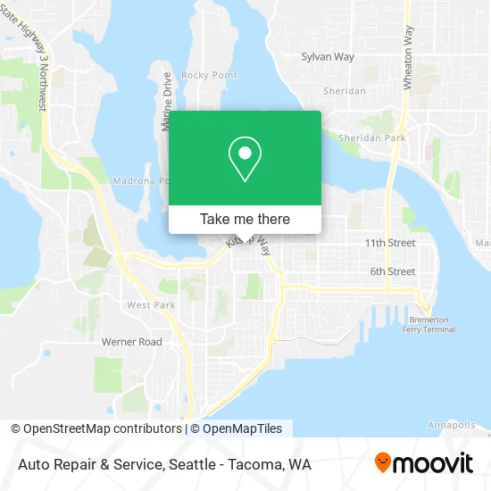 Mapa de Auto Repair & Service