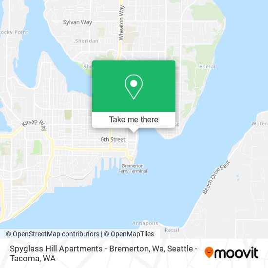 Spyglass Hill Apartments - Bremerton, Wa map