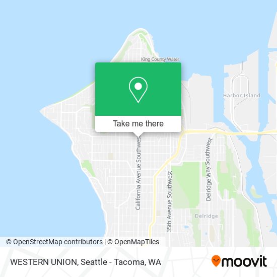 WESTERN UNION map