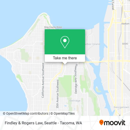 Findley & Rogers Law map