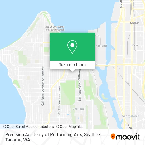 Mapa de Precision Academy of Performing Arts