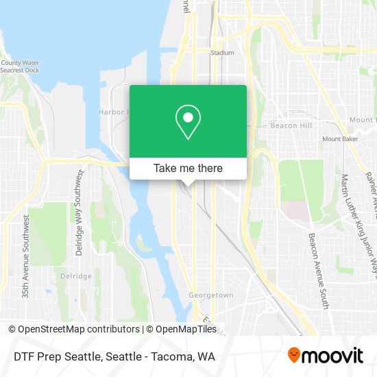 Mapa de DTF Prep Seattle