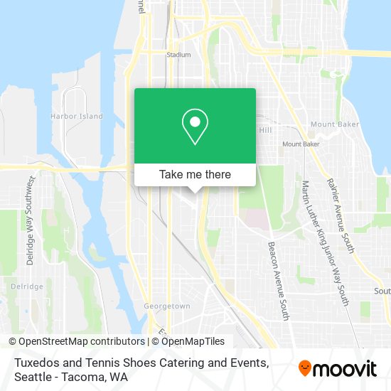 Tuxedos and Tennis Shoes Catering and Events map