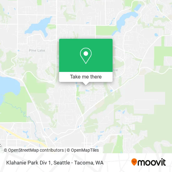 Klahanie Park Div 1 map