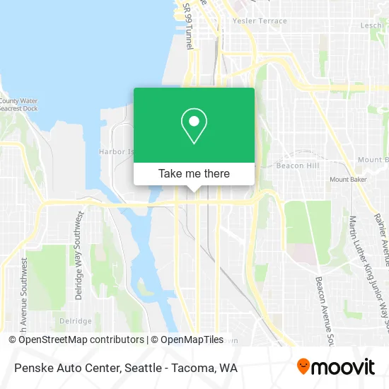 Penske Auto Center map