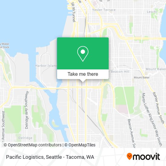 Pacific Logistics map
