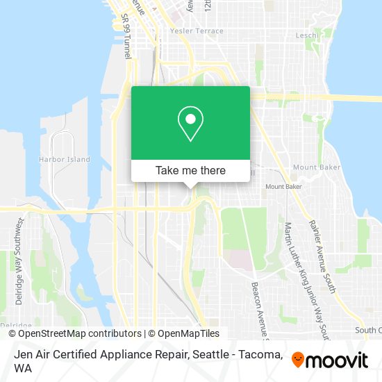 Jen Air Certified Appliance Repair map