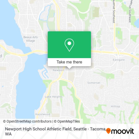 Mapa de Newport High School Athletic Field