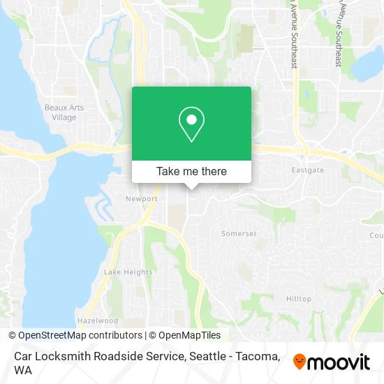 Car Locksmith Roadside Service map