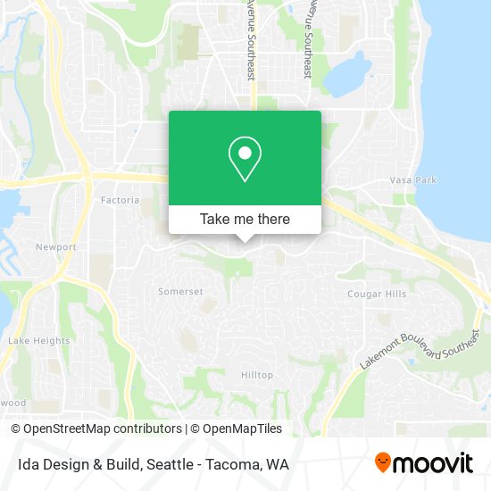 Ida Design & Build map