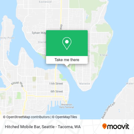 Hitched Mobile Bar map