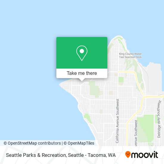 Mapa de Seattle Parks & Recreation