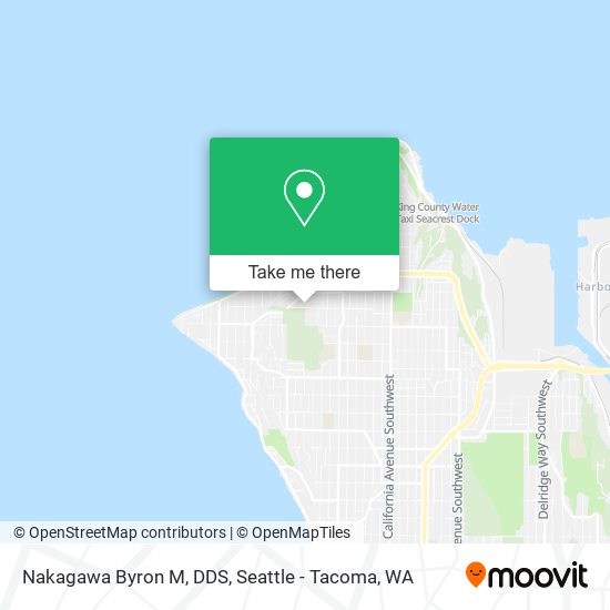 Nakagawa Byron M, DDS map