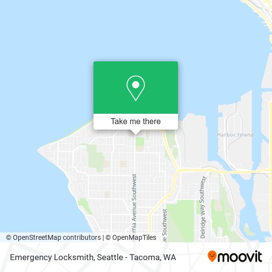 Emergency Locksmith map