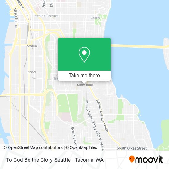To God Be the Glory map