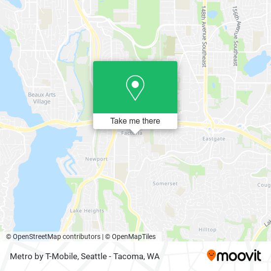 Metro by T-Mobile map