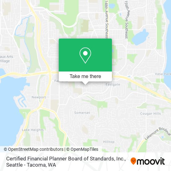 Certified Financial Planner Board of Standards, Inc. map