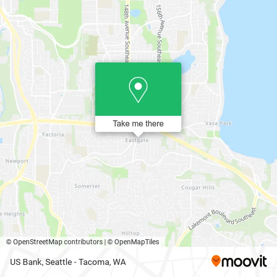 US Bank map