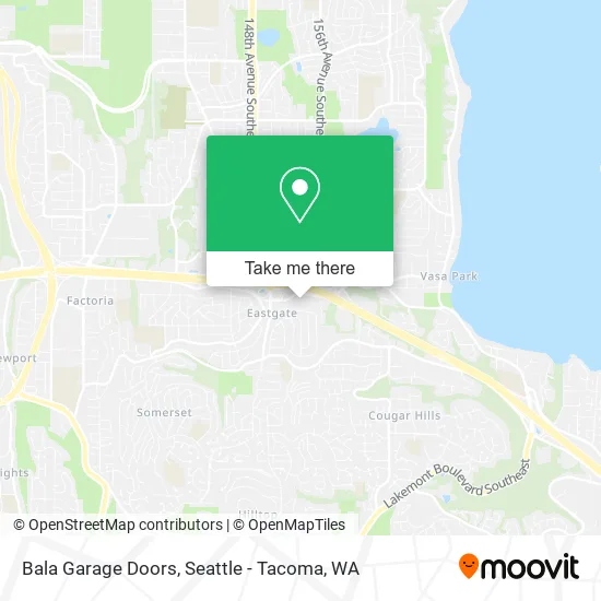 Bala Garage Doors map