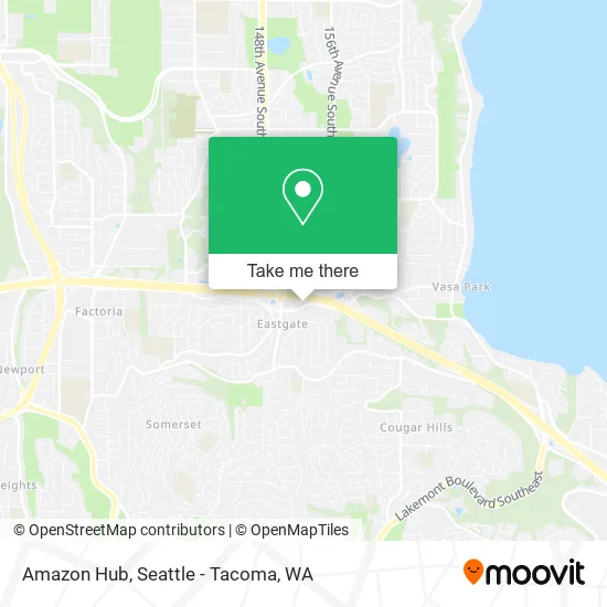 Mapa de Amazon Hub