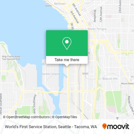 Mapa de World's First Service Station