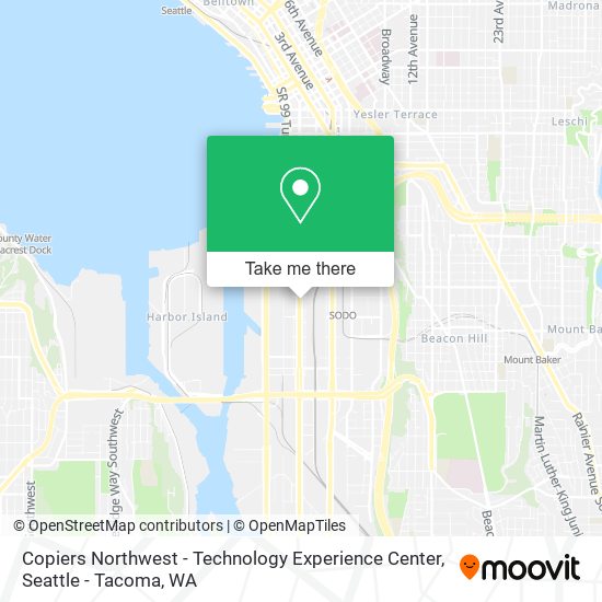 Mapa de Copiers Northwest - Technology Experience Center