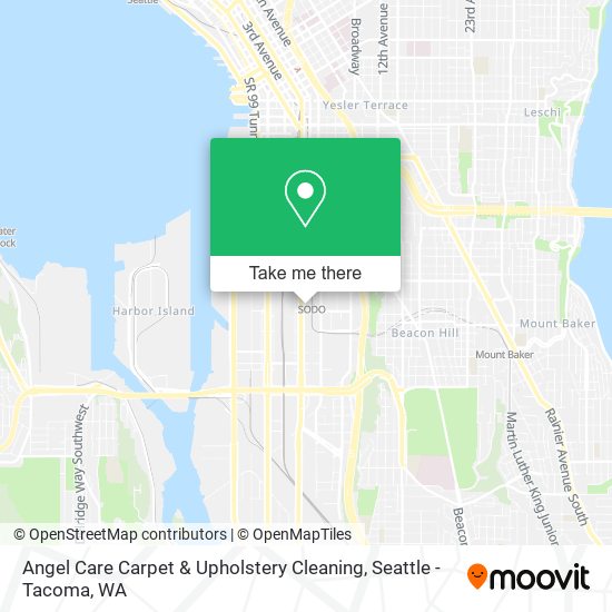 Angel Care Carpet & Upholstery Cleaning map