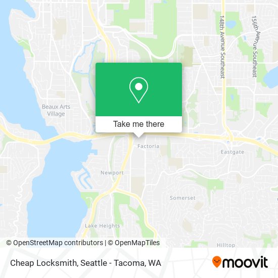 Cheap Locksmith map