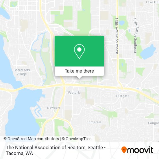 Mapa de The National Association of Realtors