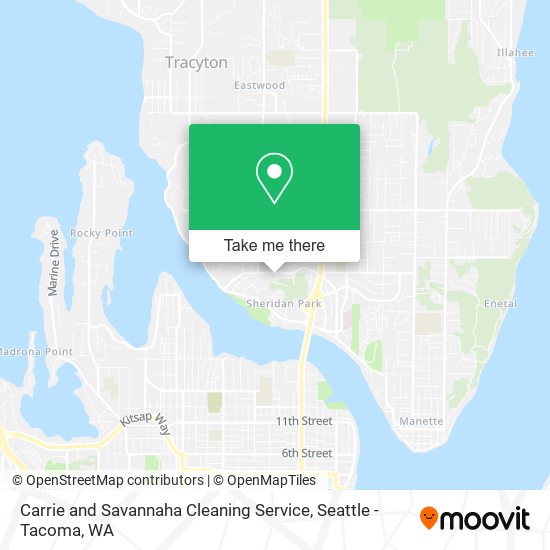 Carrie and Savannaha Cleaning Service map