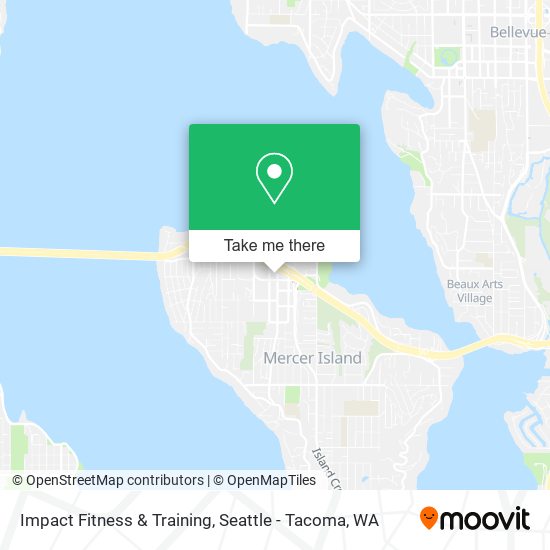 Impact Fitness & Training map