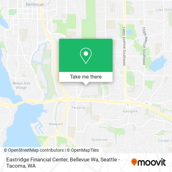 Mapa de Eastridge Financial Center, Bellevue Wa