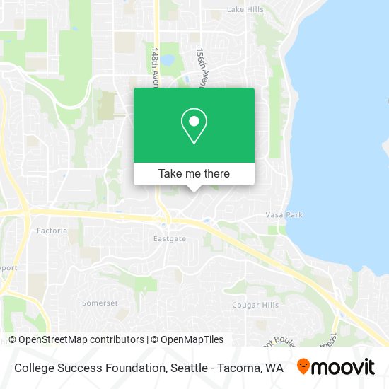 Mapa de College Success Foundation