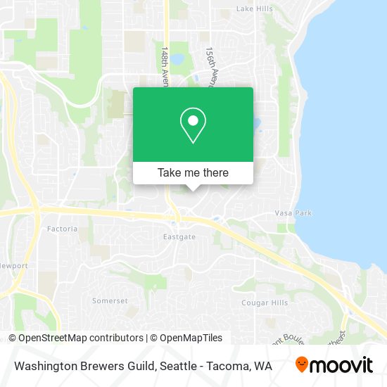 Washington Brewers Guild map