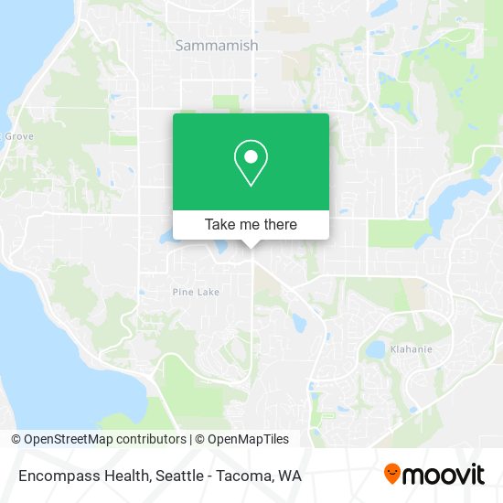 Mapa de Encompass Health