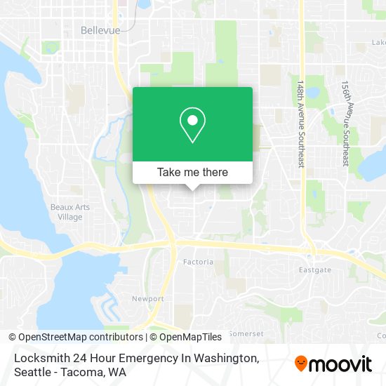 Mapa de Locksmith 24 Hour Emergency In Washington