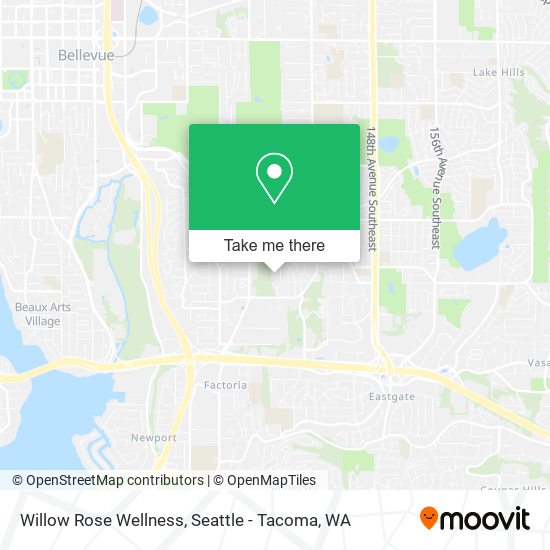 Willow Rose Wellness map